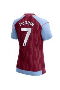 Fotbalové Dres Aston Villa John McGinn #7 Dámské Domácí Oblečení 2023-24 Krátký Rukáv